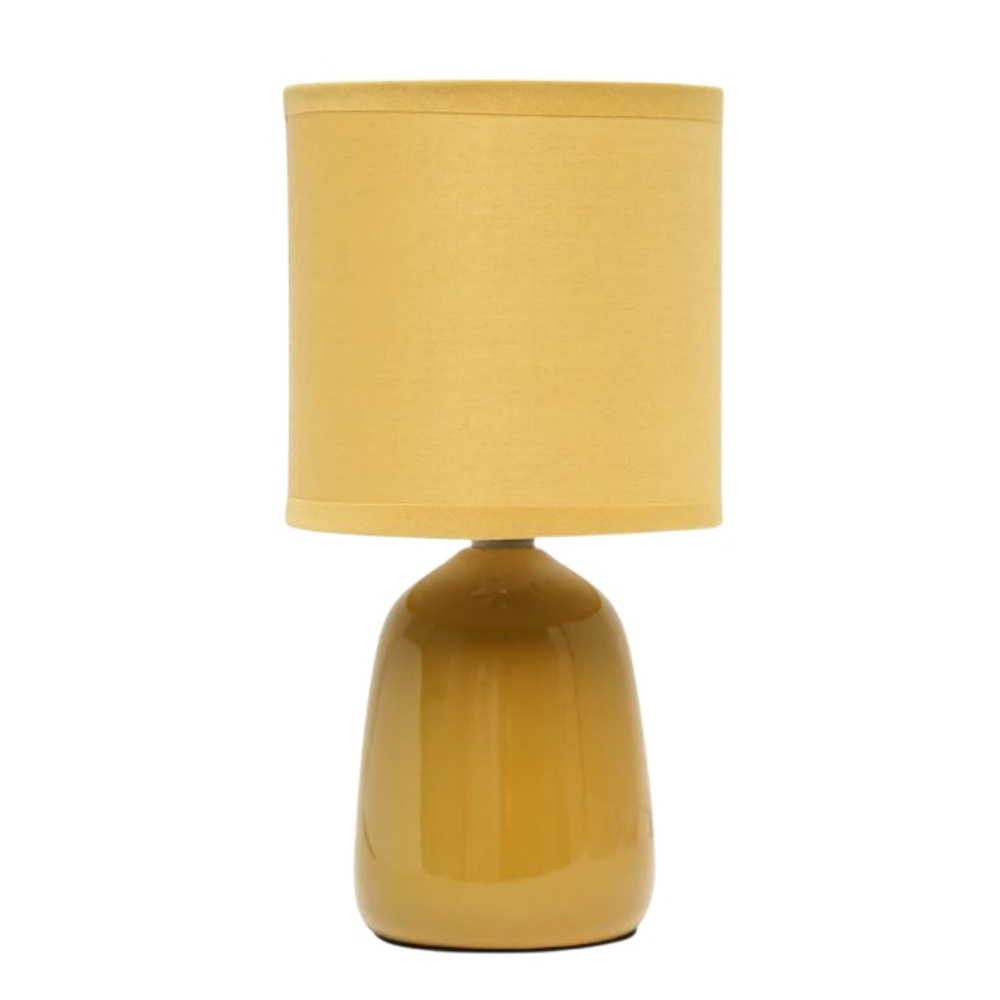 NEW SIMPLE DESIGNS TRADITIONAL CERAMIC THIMBLE BASE BEDSIDE LAMP 💛